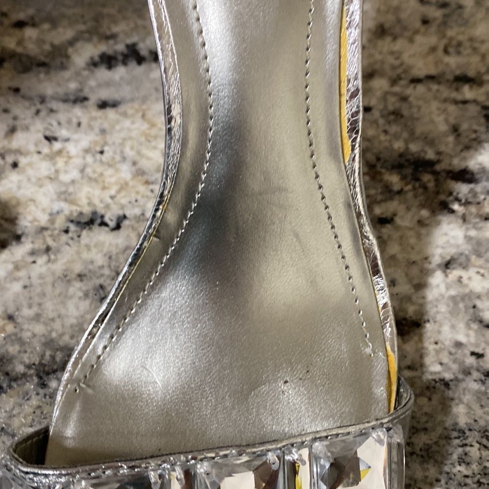 Silver Bling Heels - Picture 8 of 9